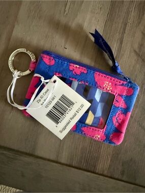 Vera Bradley Zip ID Case - Art Poppies